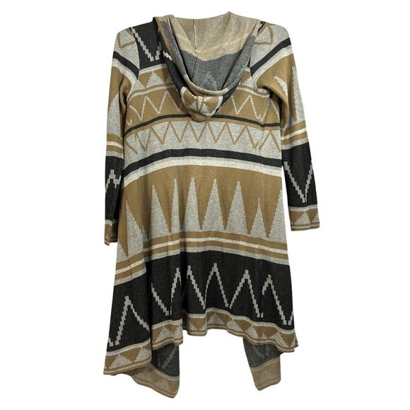 One World Live and Let Live Womens Hooded Open Sweater Size XS - Picture 2 of 6